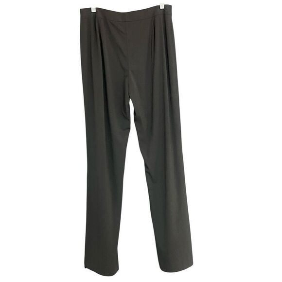 Lafayette 148 Gray Wide Leg Woman’s Menswear Style Pants Trousers Work Wear Sz 6 - Picture 2 of 5